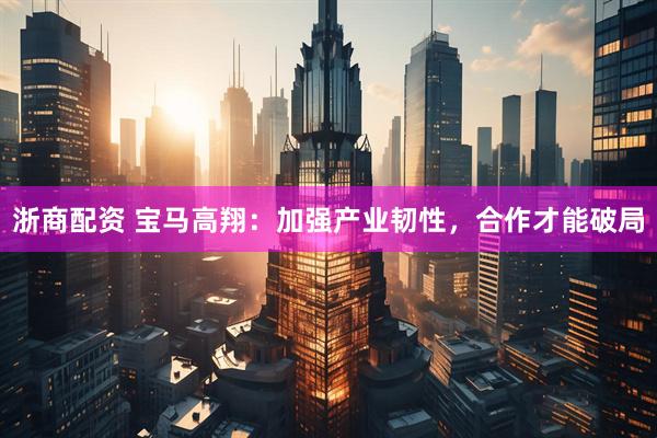 浙商配资 宝马高翔：加强产业韧性，合作才能破局