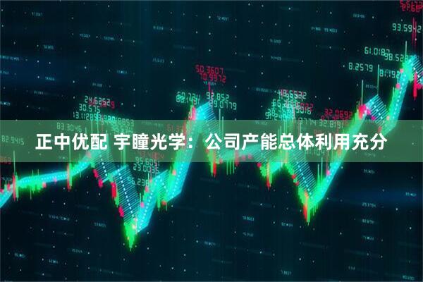 正中优配 宇瞳光学：公司产能总体利用充分